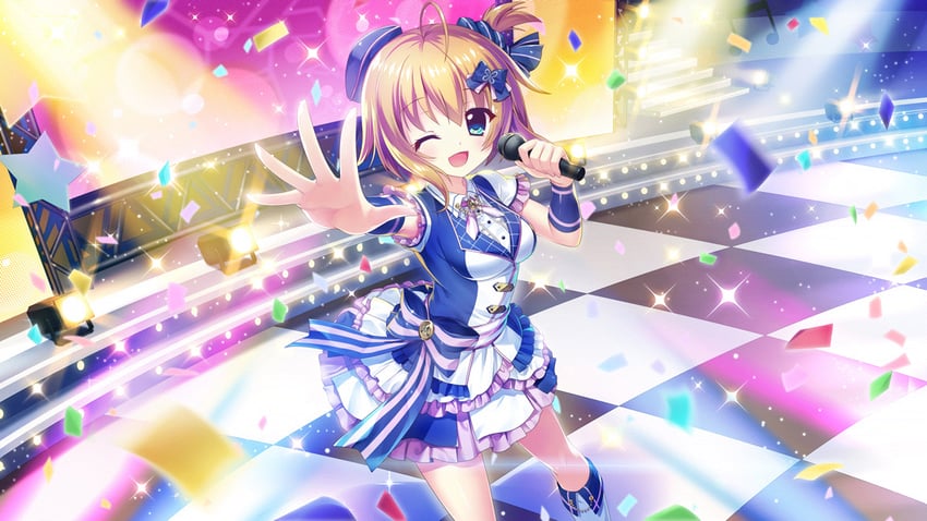 shikimiya mana (re:stage!) drawn by izumi_tsubasu