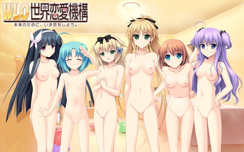 arisa crain femiluna, kusaka aina, hayakawa yuriko, sarasa crain femiluna, ina, and 1 more (w.l.o sekai ren'ai kikou) drawn by alpha_(yukai_na_nakamatachi)