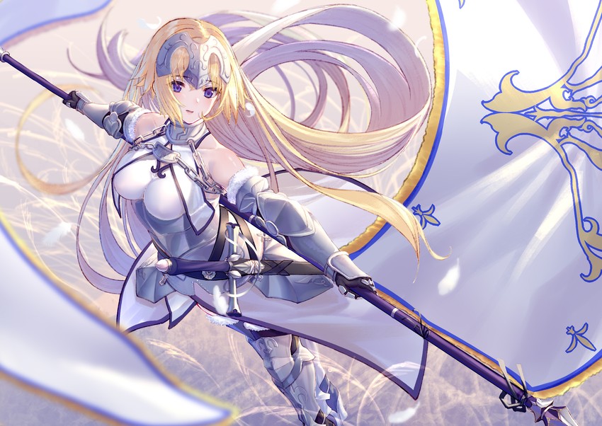 jeanne d'arc (fate and 2 more) drawn by takubon