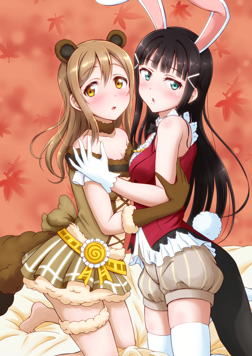 sonoda umi, ayase eli, kurosawa dia, and kunikida hanamaru (love live! and 2 more) drawn by ckst