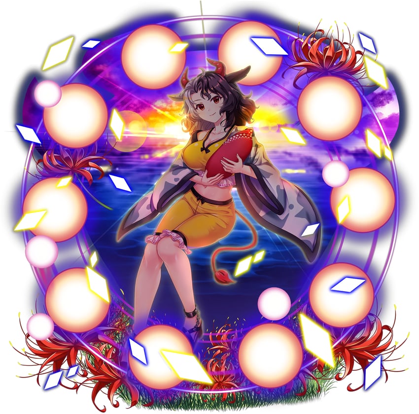 ushizaki urumi (touhou and 1 more) drawn by rotte_(1109)