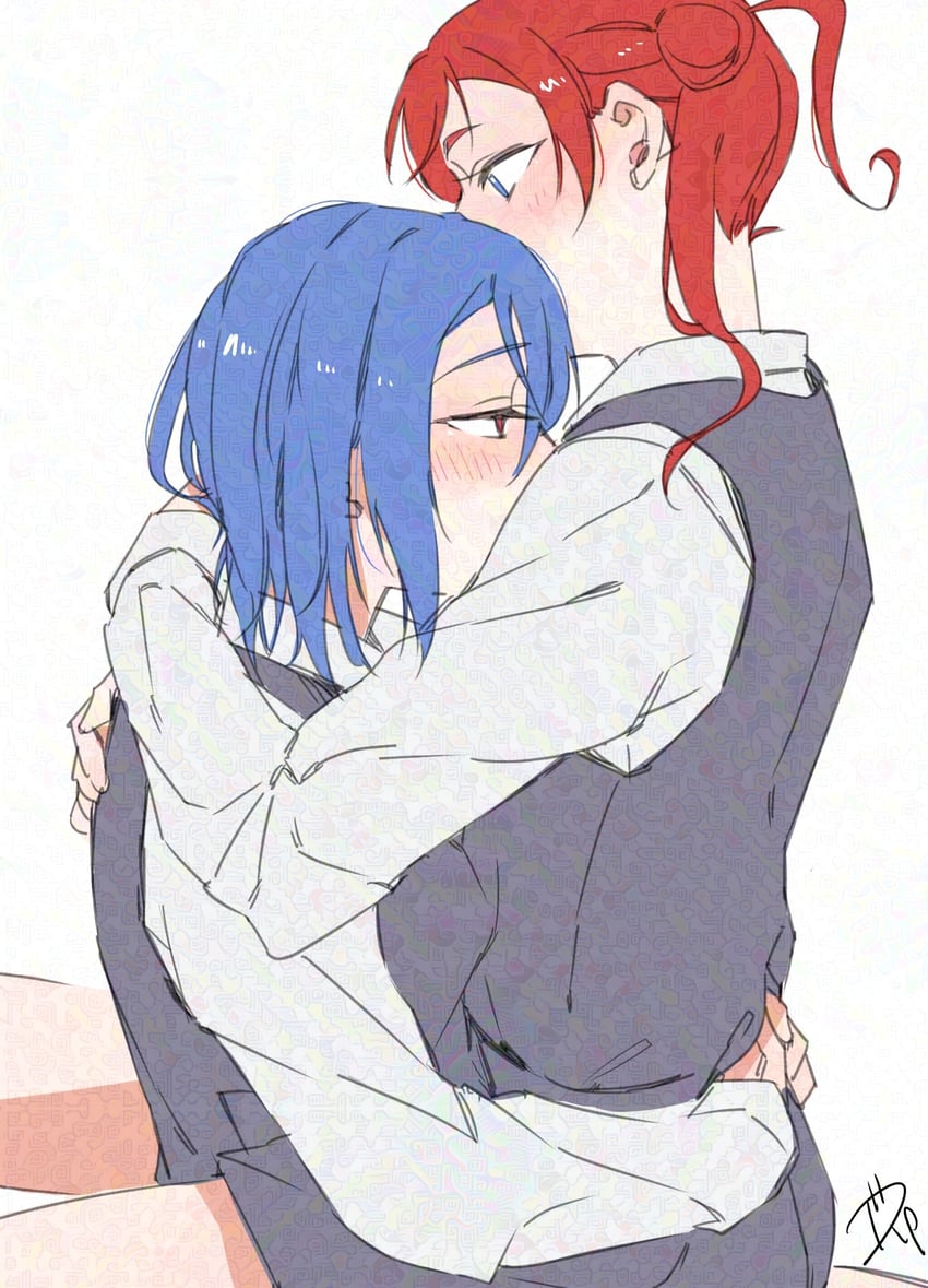wakana shiki and yoneme mei (love live! and 1 more) drawn by surfacedxxc