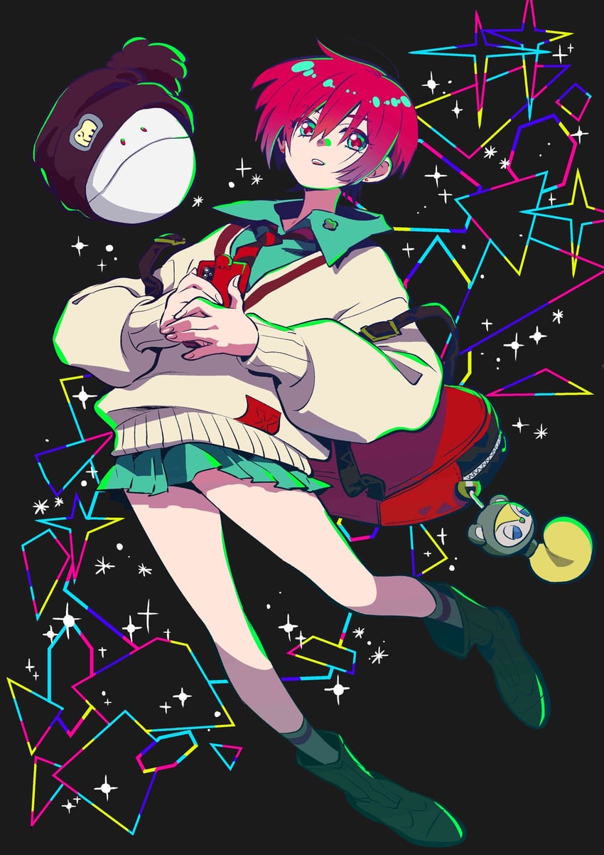 amate yuzuriha and haro (gundam and 1 more) drawn by takafumi_696