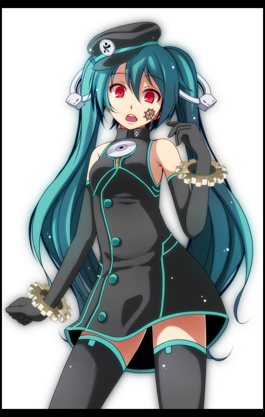 hatsune miku (vocaloid and 3 more) drawn by tsukishiro_saika