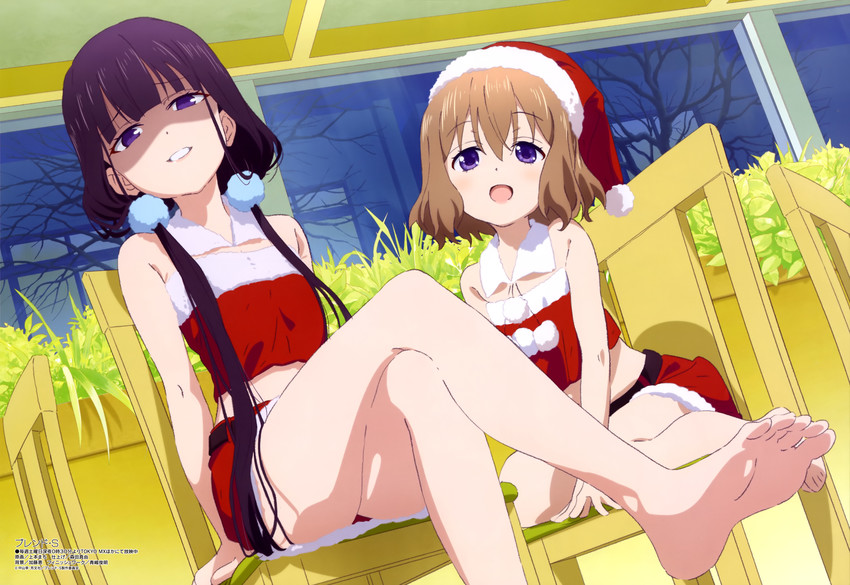 sakuranomiya maika and hoshikawa mafuyu (megami magazine and 1 more) drawn by uemoto_machi