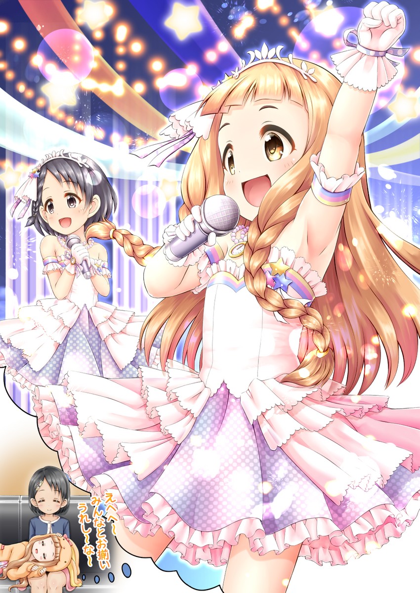 sasaki chie and ichihara nina (idolmaster and 1 more) drawn by regular_mow