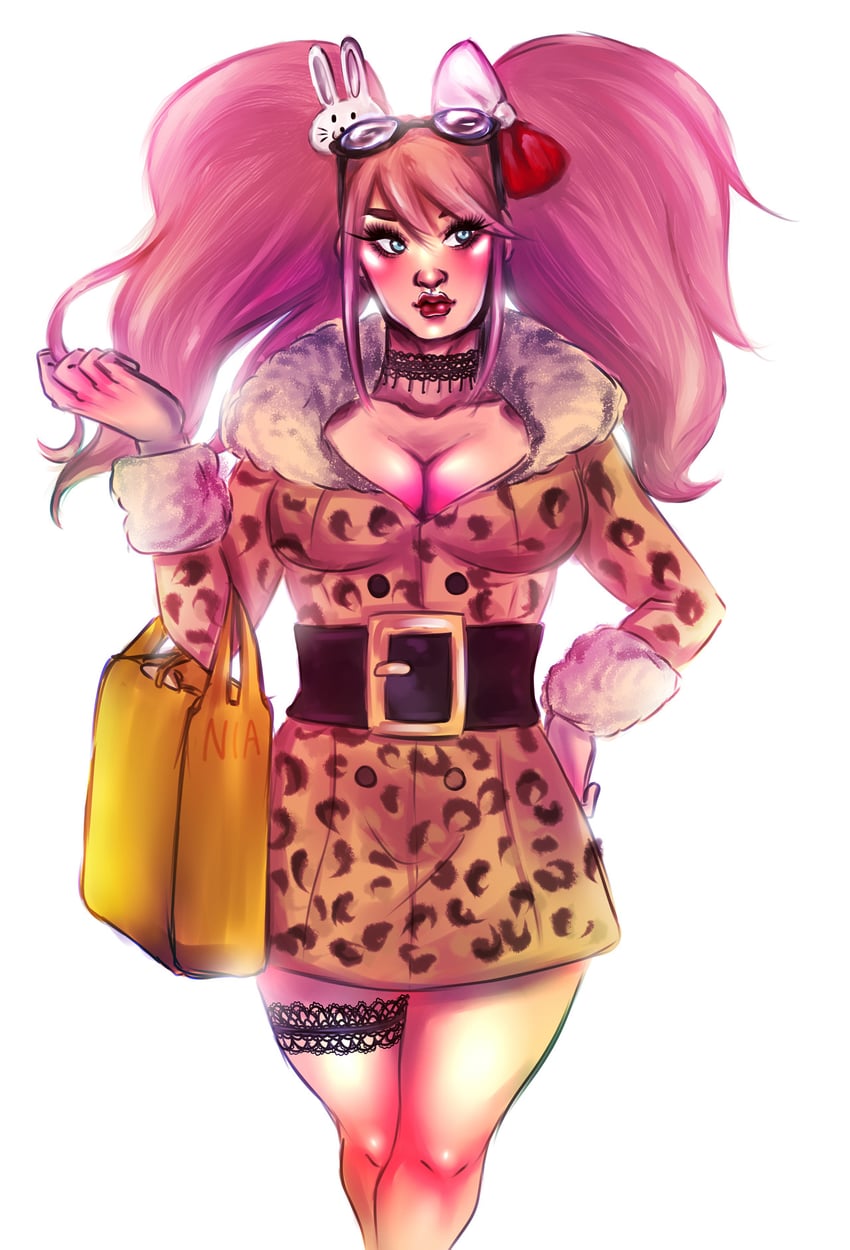 enoshima junko (danganronpa and 2 more) drawn by niasama