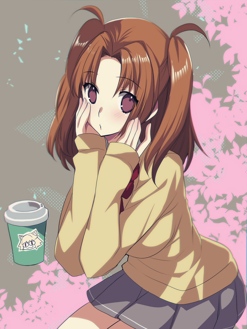 neco-arc and yumizuka satsuki (tsukihime) drawn by tajima_yoshikazu