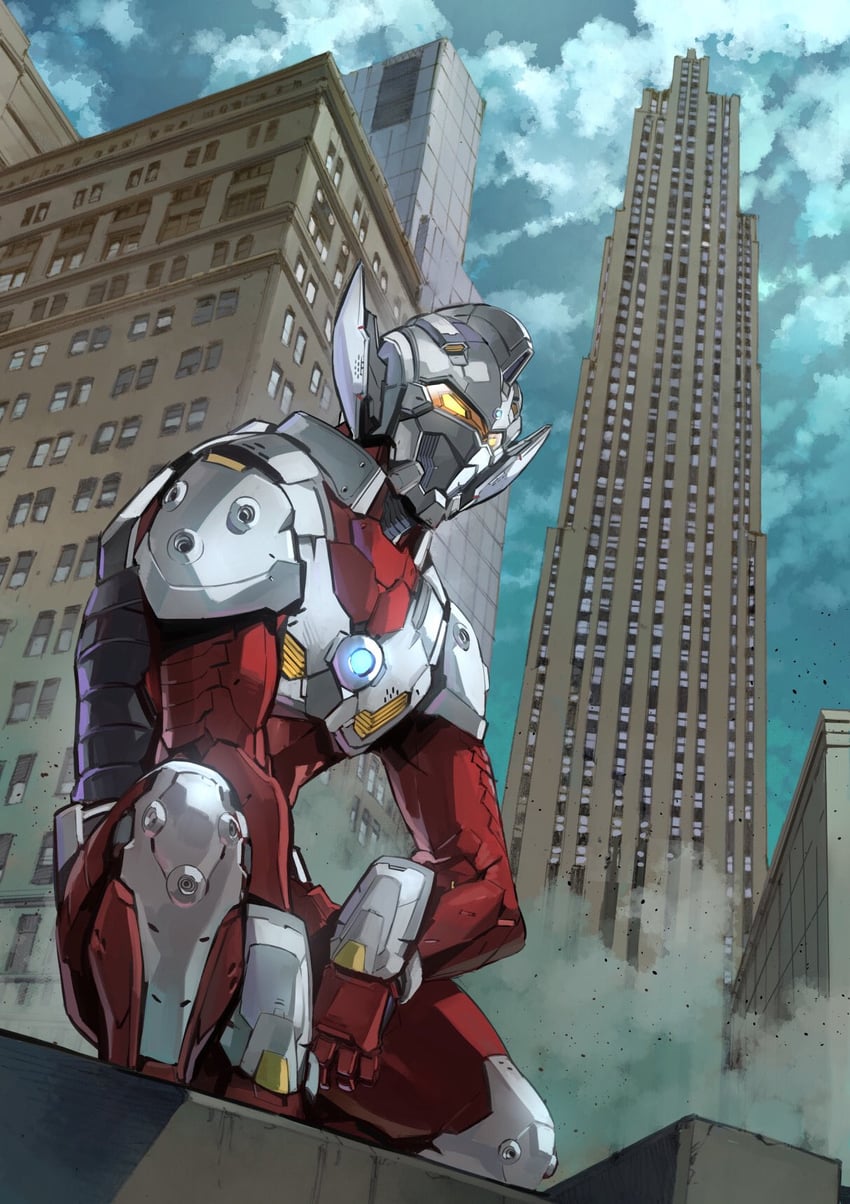 ultraman tarou (ultra series and 2 more) drawn by shimizu_eiichi and shimoguchi_tomohiro