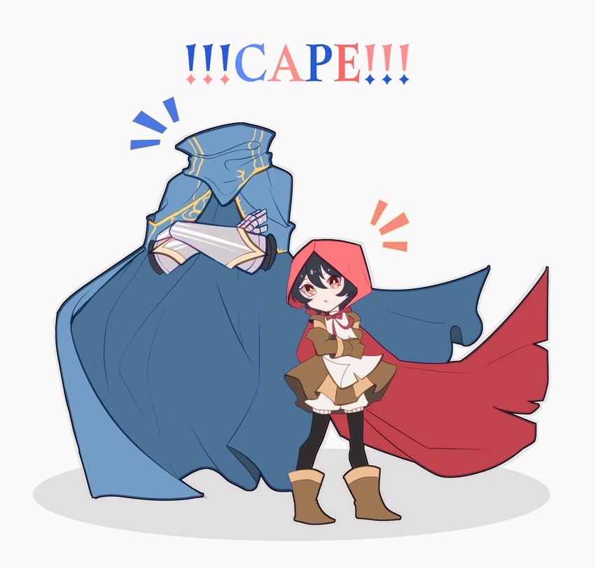 a knight and mondlicht (reverse:1999) drawn by san_(user_awan7845)