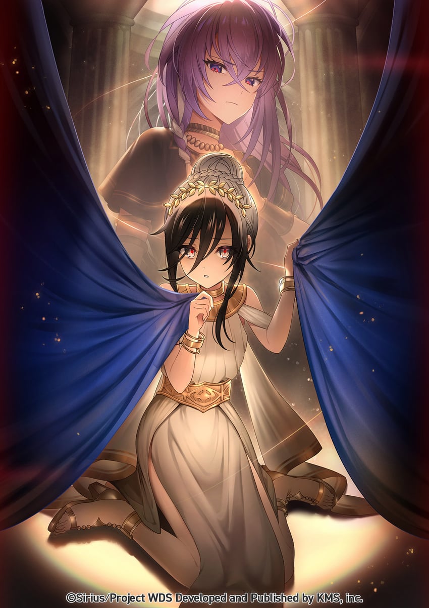 karasumori daikoku and renjakuno hatsumi (world dai star) drawn by koori_(superumaice)