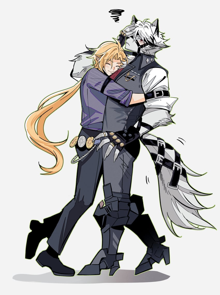 von lycaon and hugo vlad (zenless zone zero) drawn by meronppaii