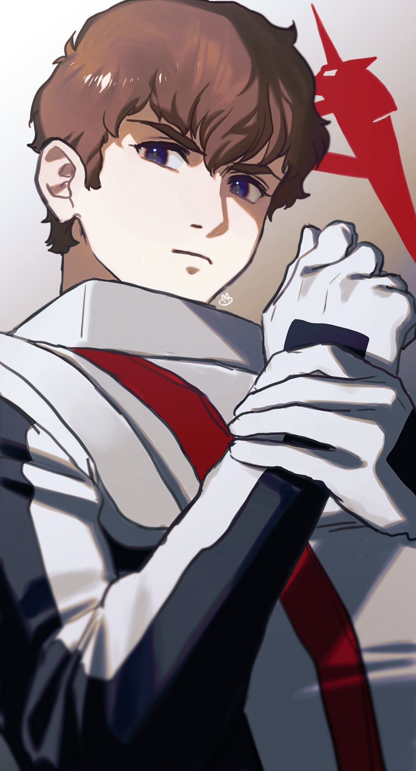 amuro ray (gundam and 1 more) drawn by ususio_11