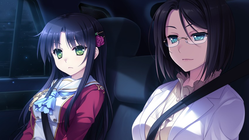 otonashi saku and yomise tokino (hello lady) drawn by saeki_hokuto