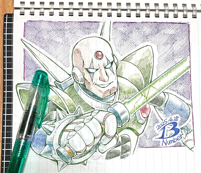 sigma (mega man and 2 more) drawn by pn13ban