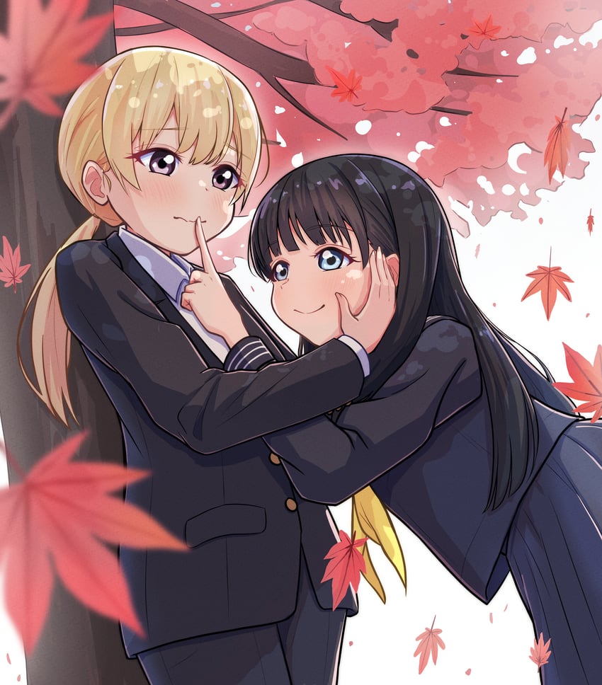 akebi komichi and kizaki erika (akebi-chan no serafuku) drawn by kakikakuka