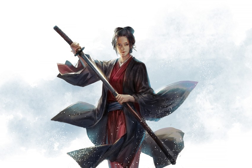 emma the gentle blade (sekiro: shadows die twice) drawn by kdash