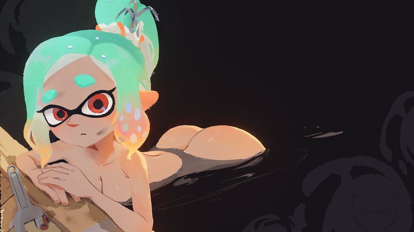 inkling player character, inkling girl, and mechanic (splatoon) drawn by zhang_tian57284