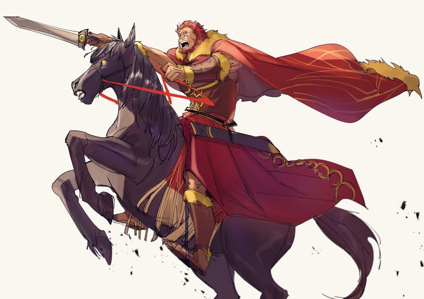 iskandar and bucephalus (fate and 1 more) drawn by halorane
