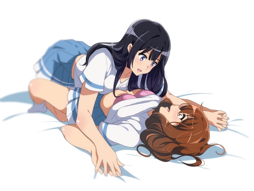 oumae kumiko and kousaka reina (hibike! euphonium) drawn by sbel02
