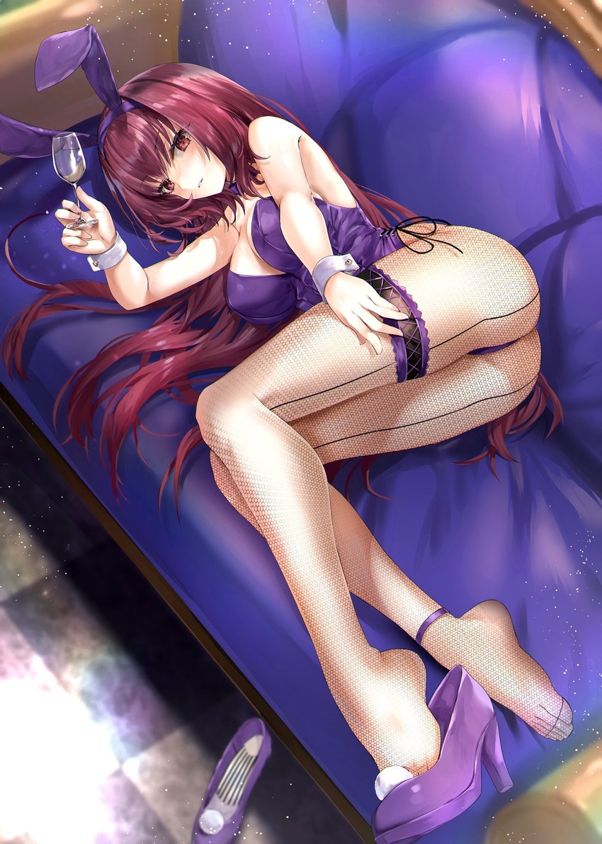 scathach (fate and 1 more) drawn by hane_yuki