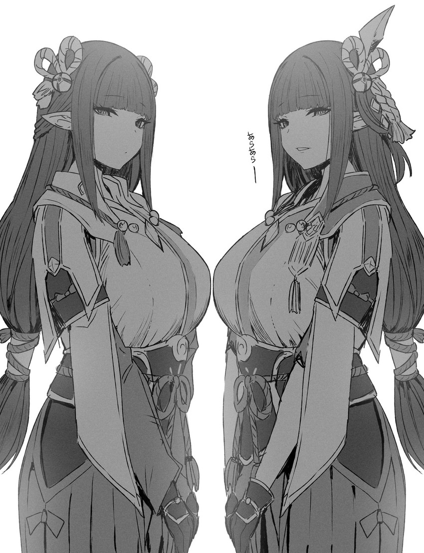 hinoa and minoto (monster hunter and 1 more) drawn by sky-freedom