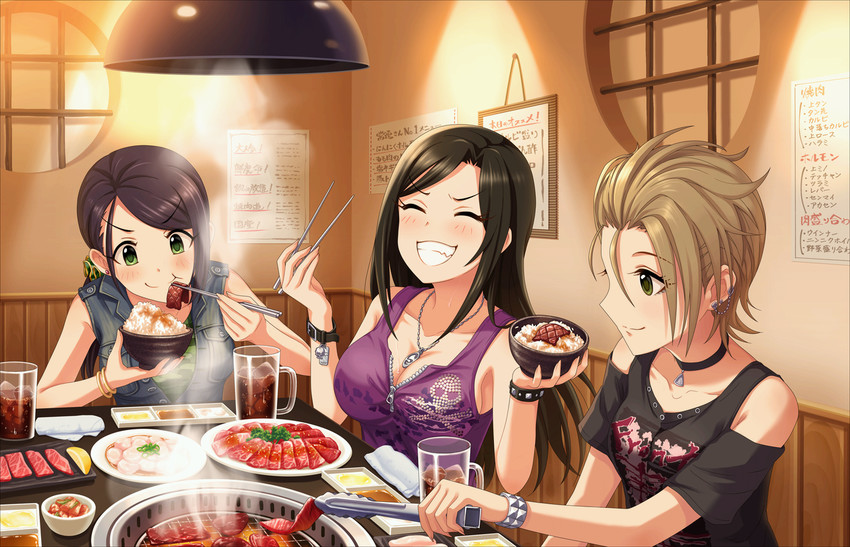 mukai takumi, kimura natsuki, and yamato aki (idolmaster and 2 more)