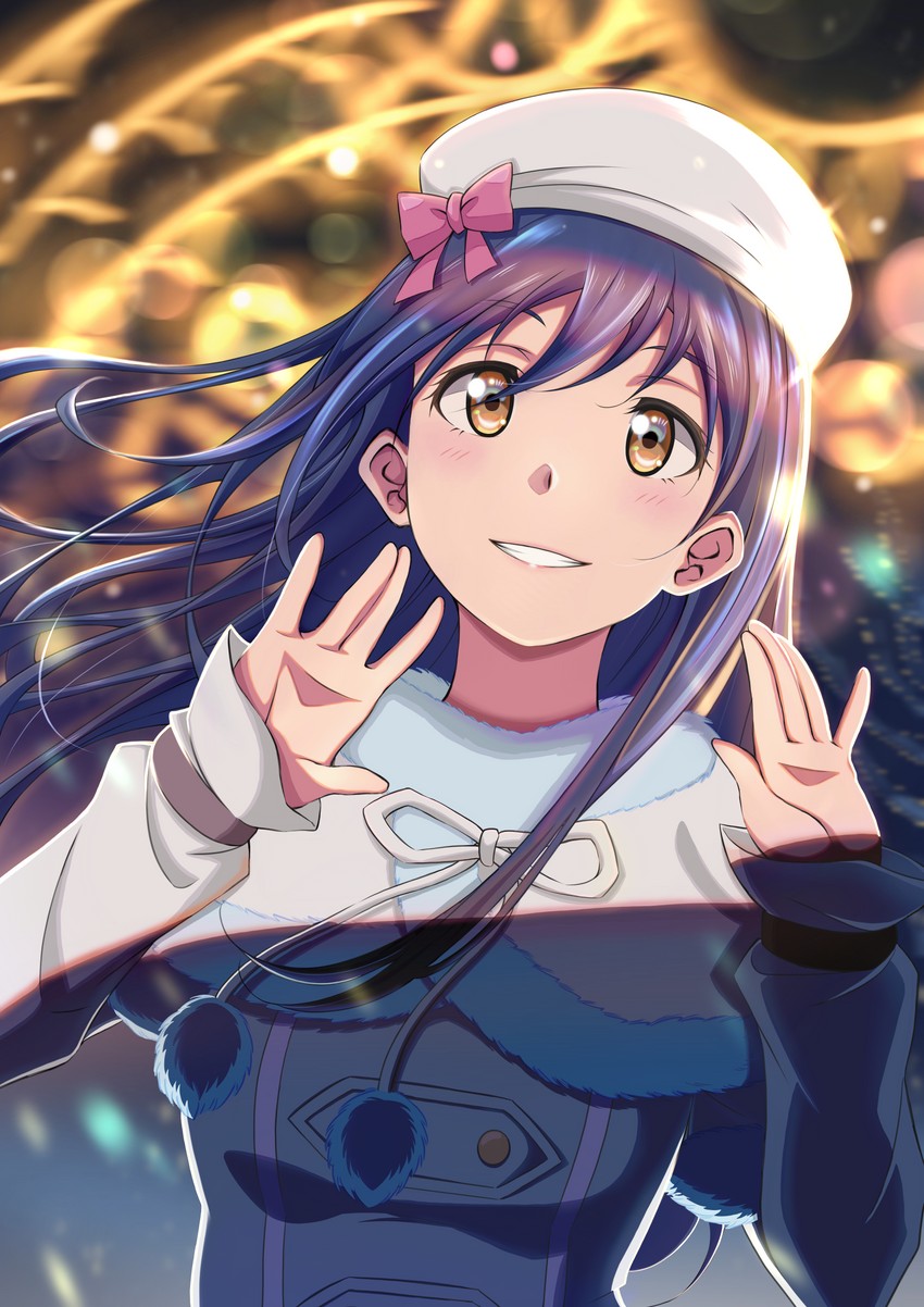 sonoda umi (love live! and 1 more) drawn by kaihaku_(kaihaku2001)