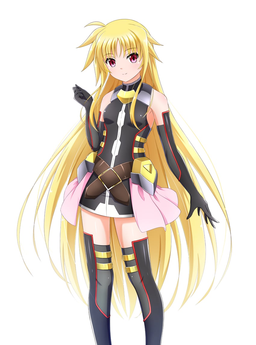 fate testarossa (lyrical nanoha and 2 more) drawn by oshimaru026