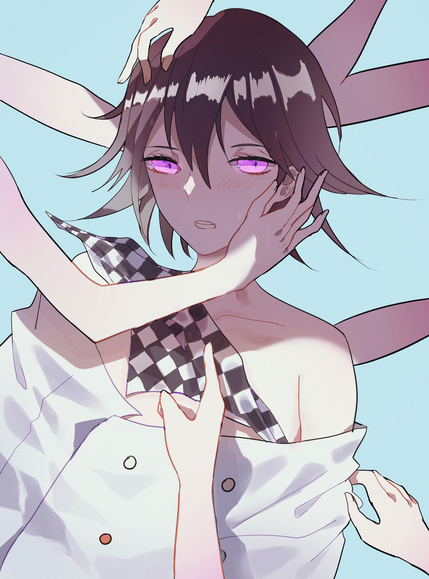 oma kokichi (danganronpa and 1 more) drawn by chocolate_(jitong)