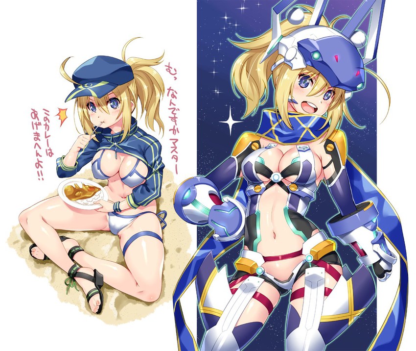 artoria pendragon and mysterious heroine xx (fate and 1 more) drawn by shinozuka_atsuto