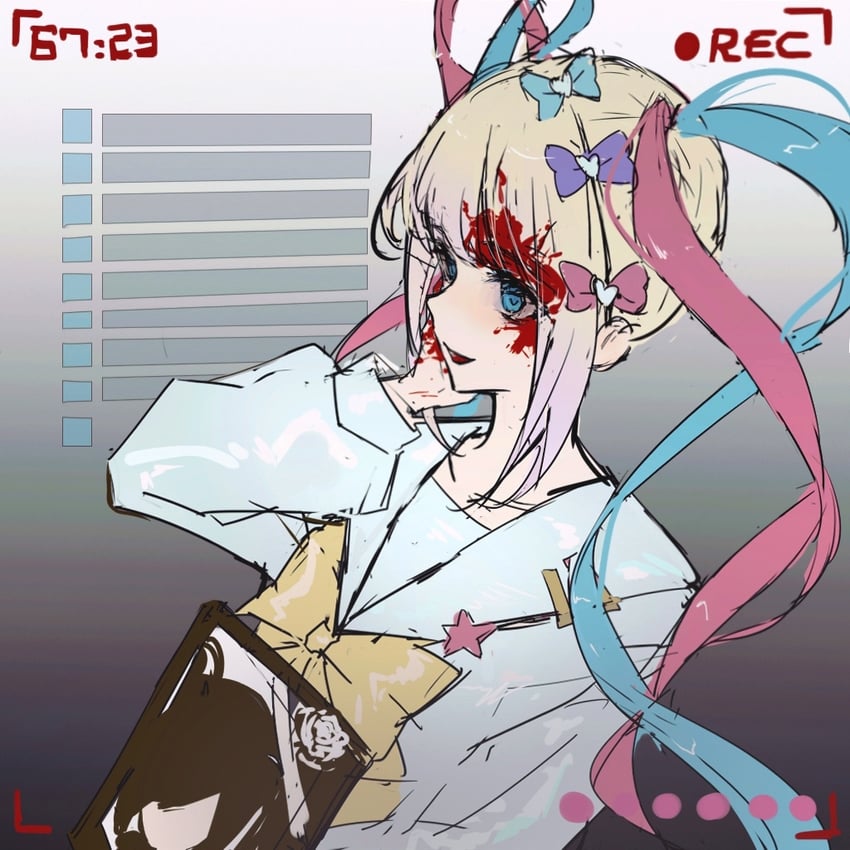 chouzetsusaikawa tenshi-chan and ame-chan (needy girl overdose) drawn by chunzhou_jingmang