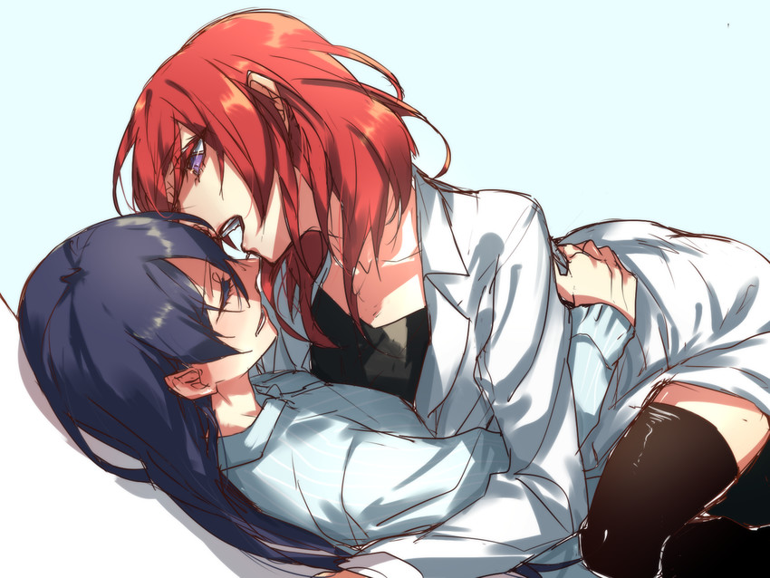nishikino maki and sonoda umi (love live! and 1 more) drawn by waterpupu