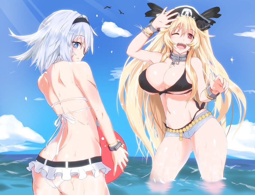 anne bonny and mary read (fate and 1 more) drawn by shiwabuki_(guillotine_devil)