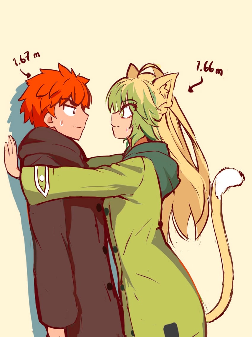 emiya shirou and atalanta (fate and 3 more) drawn by pen-pen_arts