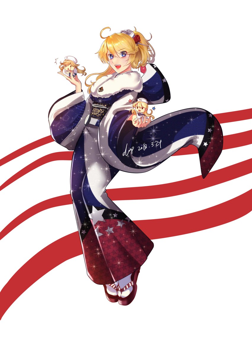 iowa and fairy (kantai collection) drawn by chip_(c_chip)