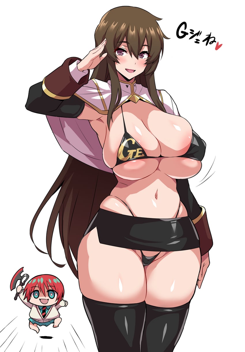 amate yuzuriha and maria owens (gundam and 3 more) drawn by konno_tohiro