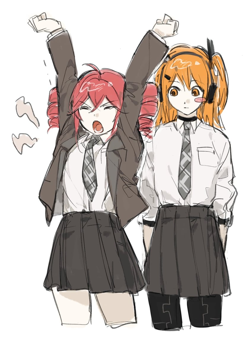 kasane teto and adachi rei (utau and 1 more) drawn by munjiduck