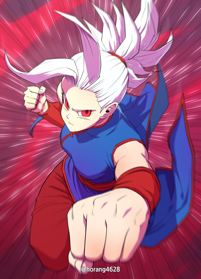 son gohan, chi-chi, and gohan beast (dragon ball and 2 more) drawn by horang4628