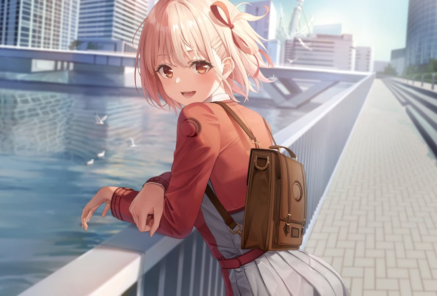 nishikigi chisato (lycoris recoil) drawn by fujizarashi