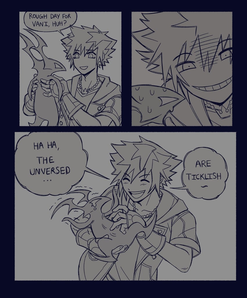 sora and flood (kingdom hearts and 1 more) drawn by viiperfish