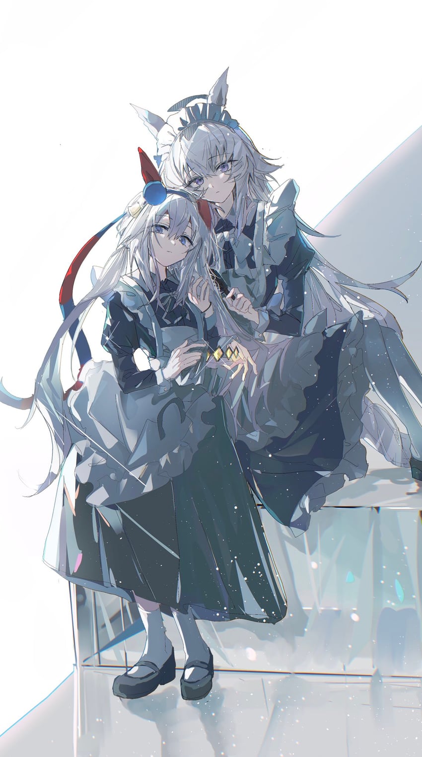 oguri cap and tamamo cross (umamusume) drawn by dr_p_a