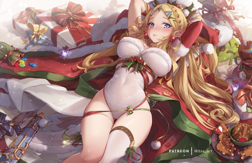 princess zelda (the legend of zelda) drawn by mitsu_(mitsu_art)