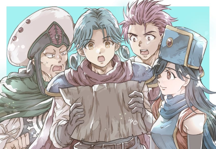 dragon quest and 1 more drawn by isa_(chiyo-s)