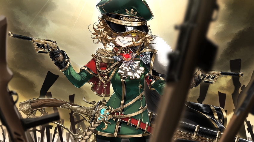 tanya degurechaff (youjo senki) drawn by casul