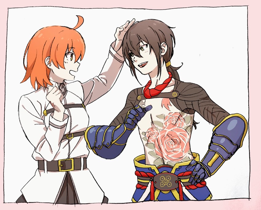 fujimaru ritsuka and yan qing (fate and 1 more) drawn by mi_(pic52pic)
