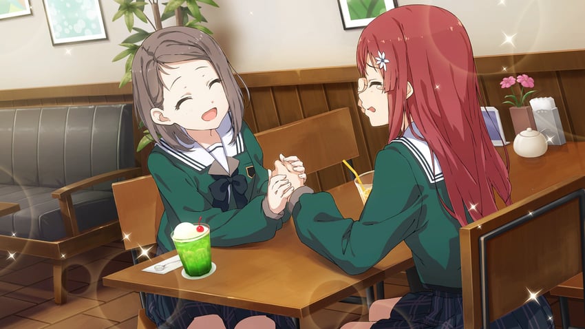 sato reika and hiiragi tsubomi (22/7 and 1 more)