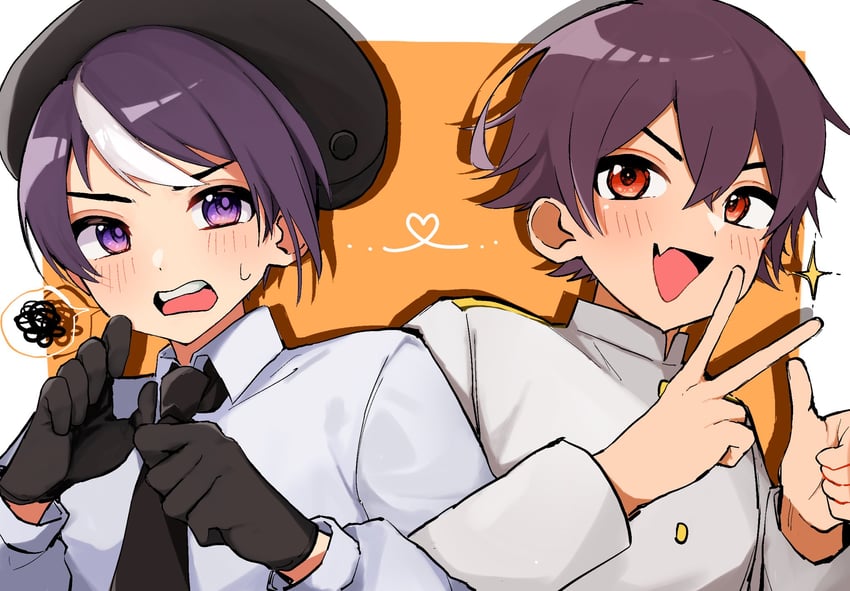 singapore and malaysia (axis powers hetalia) drawn by fukuzawa_(huku486)
