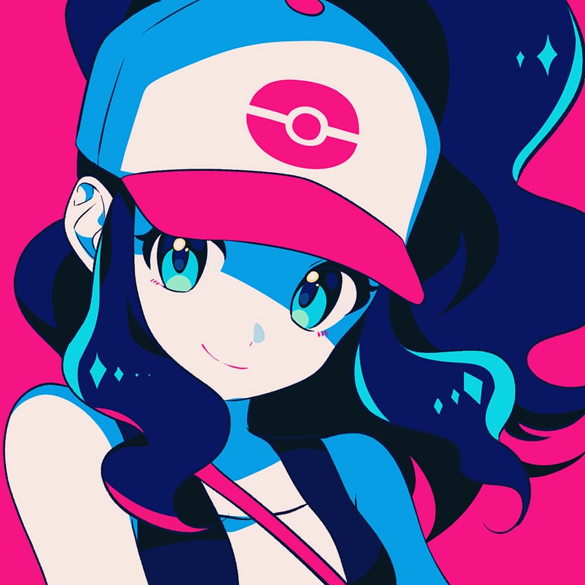 hilda (pokemon and 1 more) drawn by ebi_(shrimp_eleven)