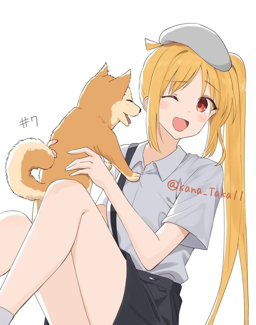 ijichi nijika and jimihen (bocchi the rock!) drawn by kanaria_hisagi